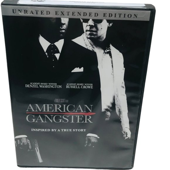 American Gangster DVD 2009 Denzel Washington Not Wrapped But End Seal Intact - Picture 1 of 10